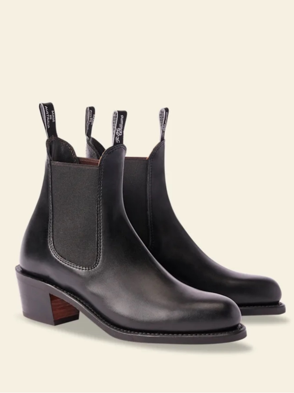 R.M. Williams | Women’s Rosebery Dress Boot in Black Leather 7D